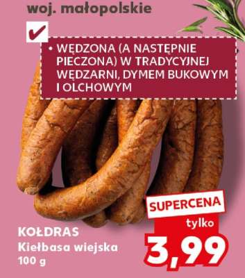 KOŁDRAS Kiełbasa wiejska 100 g