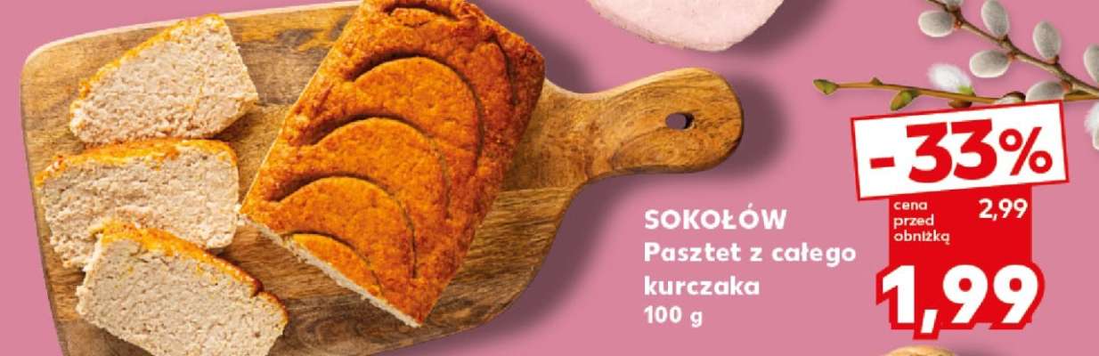 SOKOŁÓW Pasztet z całego kurczaka 100 g