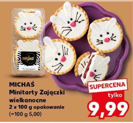 MICHAŚ Minitarty Zajączki wielkanocne