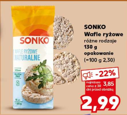 SONKO Wafle ryżowe
