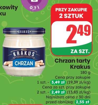 Chrzan tarty Krakus