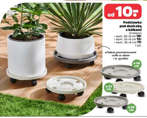Podstawka pod doniczkę z kółkami