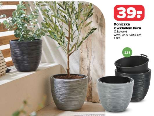 Doniczka z wkładem Furu