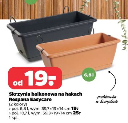 Skrzynia balkonowa na hakach Respana Easycare