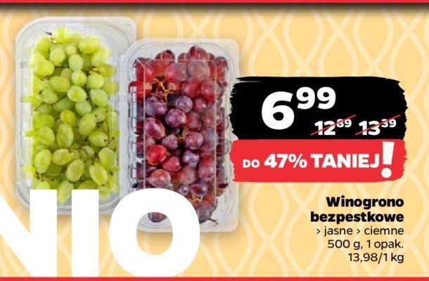 Winogrono bezpestkowe