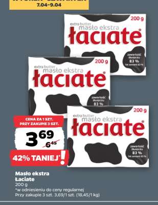 Masło ekstra ŁACIATE