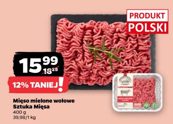 Mięso mielone wołowe Sztuka Mięsa