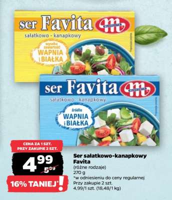 Ser sałatkowo-kanapkowy FAVITA