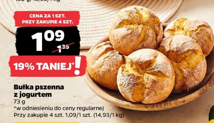 Bułka pszenna z jogurtem