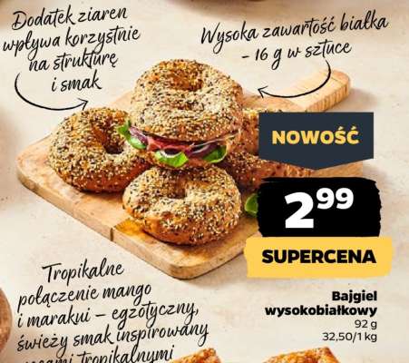 Bajgiel Wysokobiałkowy