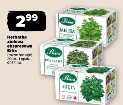Herbatka ziołowa ekspresowa Bifix