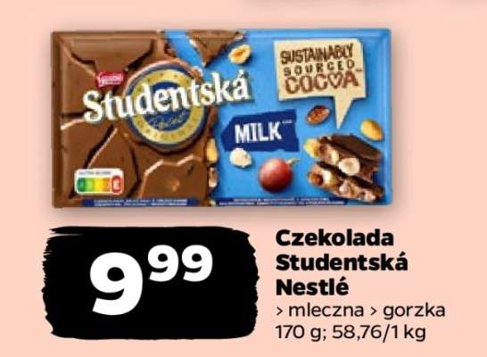 Czekolada Studentská Nestlé