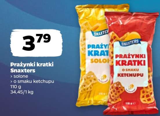 Prażynki kratki Snaxters