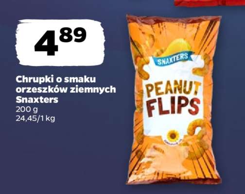 Chrupki o smaku orzeszków ziemnych Snaxters