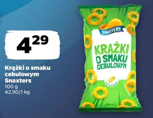 Krążki o smaku cebulowym Snaxters