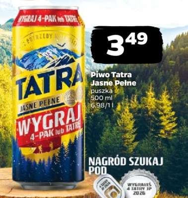 Piwo Tatra Jasne Pełne