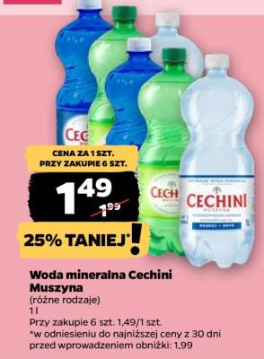 Woda mineralna Cechini Muszyna