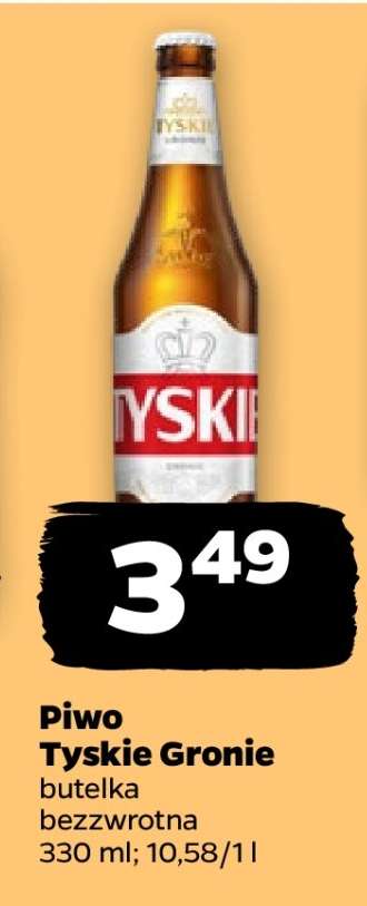 Piwo TYSKIE GRONIE