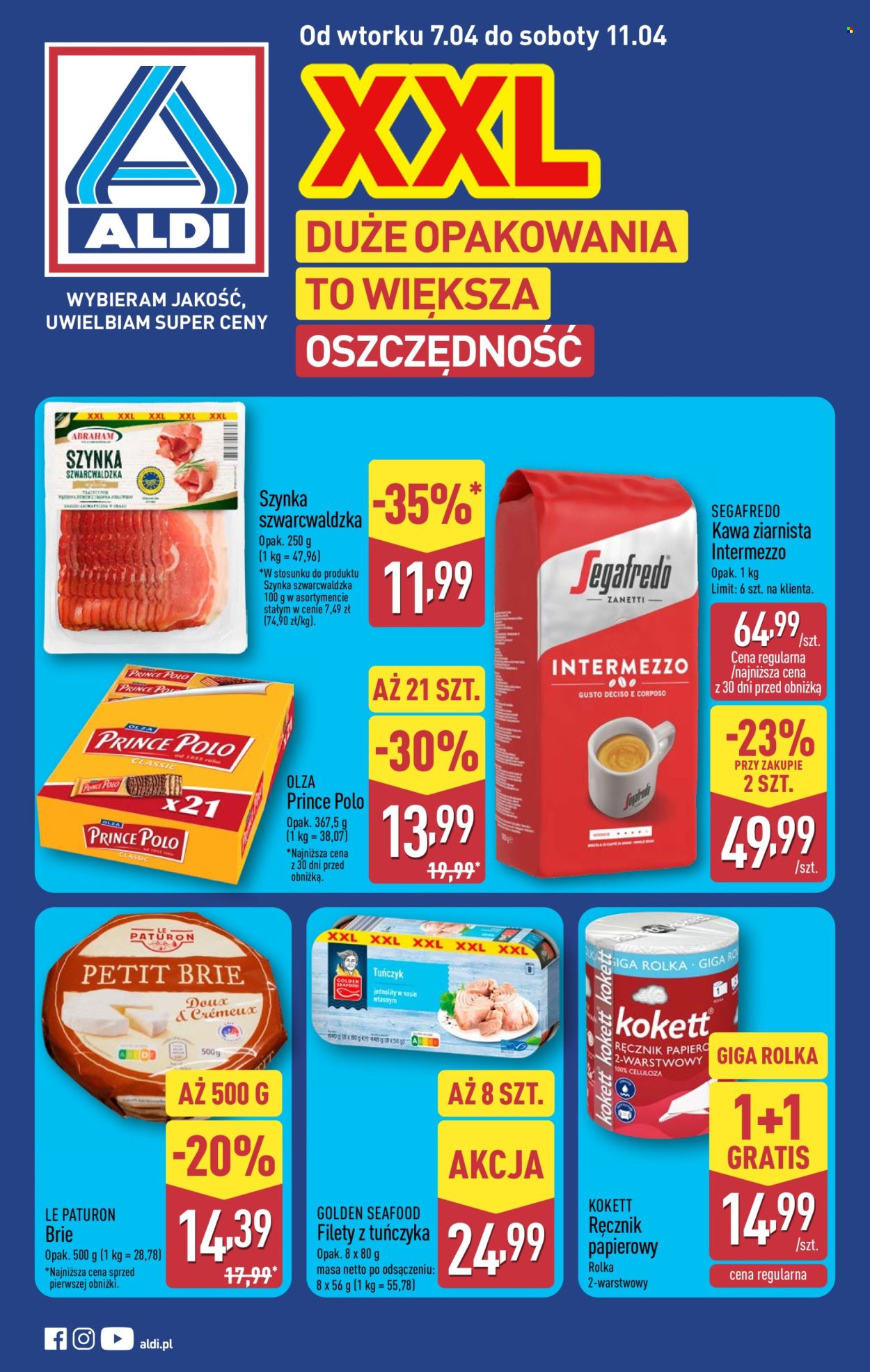 Gazetka ALDI - 7.04.2026 - 11.04.2026. Strona 1