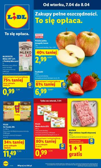 Gazetka Lidl - 7.04.2026 - 8.04.2026.