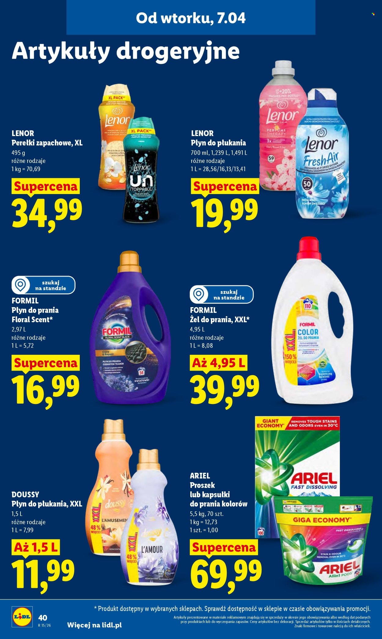 Gazetka Lidl - 7.04.2026 - 8.04.2026. Strona 44