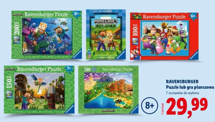RAVENSBURGER Puzzle lub gra planszowa
