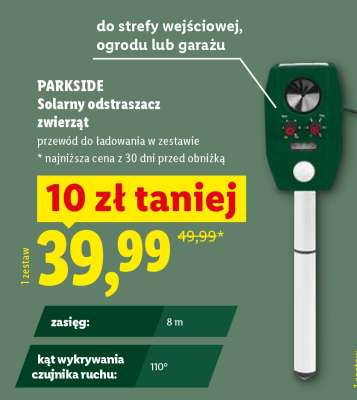 PARKSIDE Solarny odstraszacz zwierząt