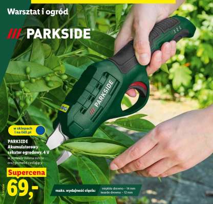 PARKSIDE Akumulatorowy sekator ogrodowy, 4 V