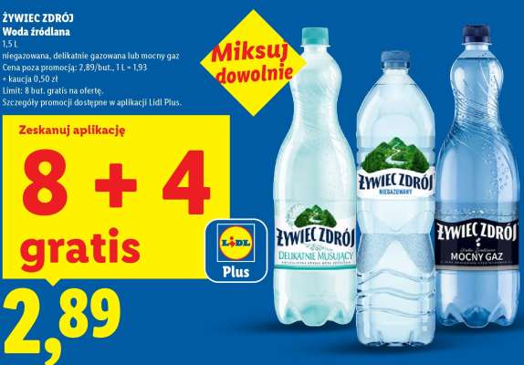 ŻYWIEC ZDRÓJ Woda źródlana