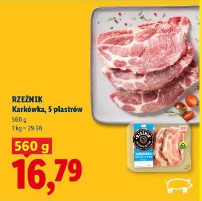 RZEŹNIK Karkówka, 5 plastrów