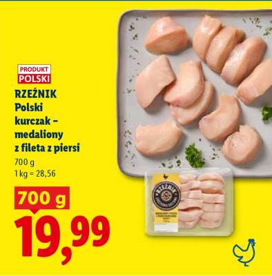 Rzeźnik Polski kurczak – medaliony z fileta z piersi