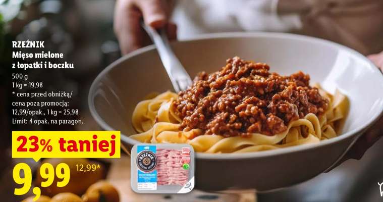 RZEŹNIK Mięso mielone z łopatki i boczku