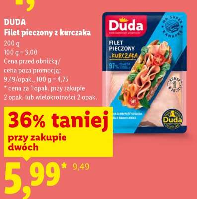DUDA Filet pieczony z kurczaka