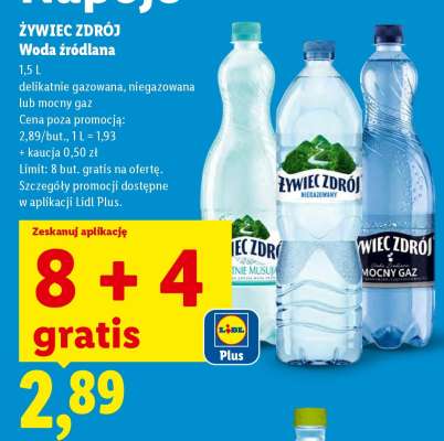 ŻYWIEC ZDRÓJ Woda źródlana