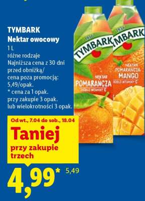 TYMBARK Nektar owocowy