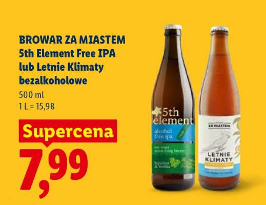 BROWAR ZA MIASTEM 5th Element Free IPA lub Letnie Klimaty bezalkoholowe