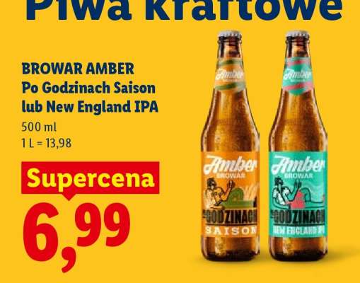 BROWAR AMBER Po Godzinach Saison lub New England IPA