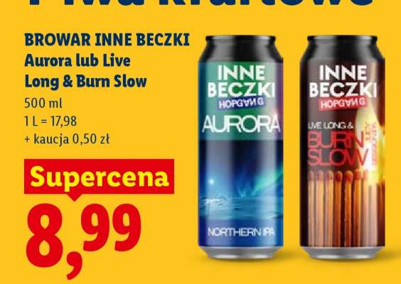 BROWAR INNE BECZKI Aurora lub Live Long & Burn Slow