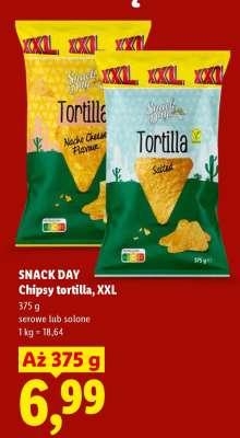 Snack Day Chipsy tortilla, XXL