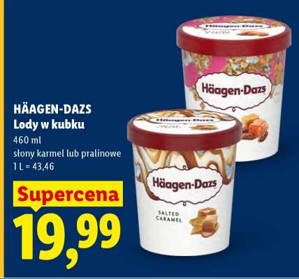 HÄAGEN-DAZS Lody w kubku