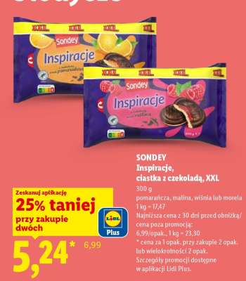 SONDEY Inspiracje, ciastka z czekoladą, XXL