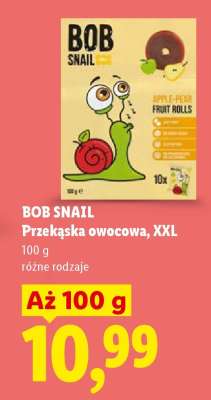 BOB SNAIL Przekąska owocowa, XXL