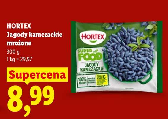 HORTEX Jagody kamczackie mrożone