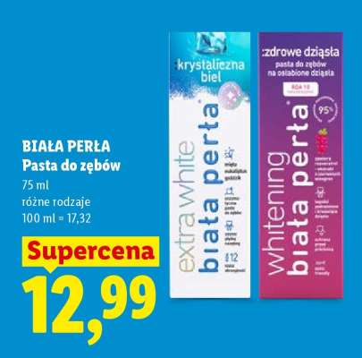 BIAŁA PERŁA Pasta do zębów