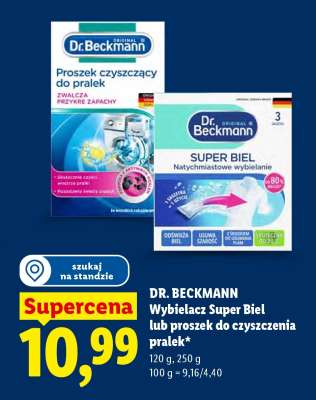 DR. BECKMANN Wybielacz Super Biel lub proszek do czyszczenia pralek