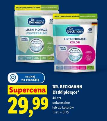DR. BECKMANN Listki piorące