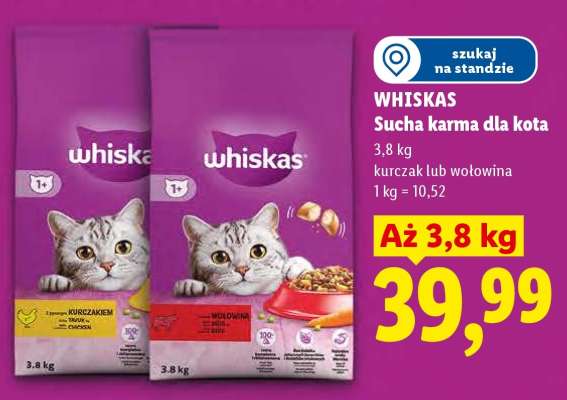 WHISKAS Sucha karma dla kota