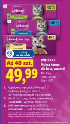 Whiskas Mokra karma dla kota, saszetki