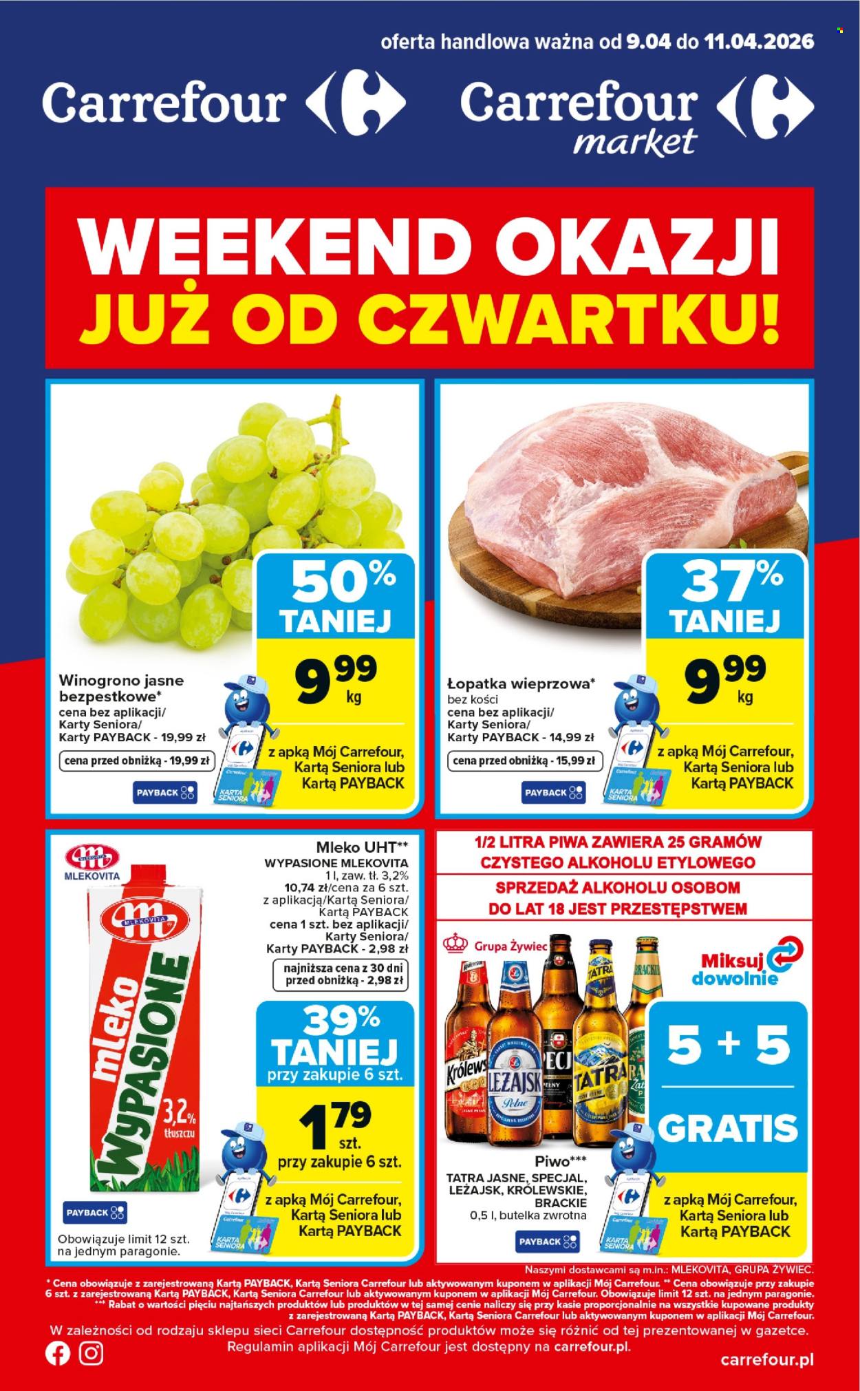 Gazetka Carrefour - 9.04.2026 - 11.04.2026. Strona 1