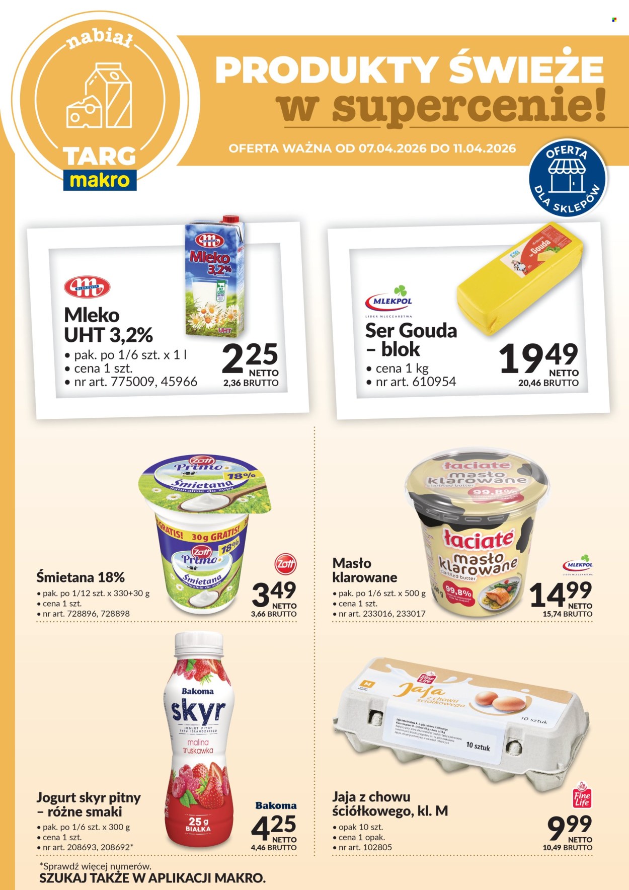 Gazetka Makro - 7.04.2026 - 11.04.2026. Strona 1